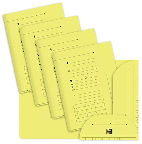 ELBA Aktenmappe HV, Farbe gelb, 240 g/qm, 25 Stück