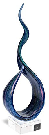 Badash Cristal Murano Estilo Art Centerpiece Monet, 18