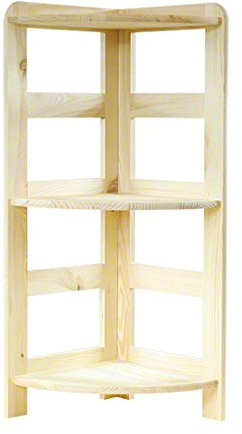 HOLZREGAL Kiefer Massiv Regal Bücherregal Büroregal Modulregal R-* 8 Varianten (R-03 HxBxT 89x33x33 cm)