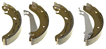 Brembo S24520 Bremsbacken, Anzahl 4 | Kompatibel mit: FORD ESCORT V, ESCORT V Cabriolet, ESCORT V Stufenheck, ESCORT V Turnier, ESCORT VI, ESCORT VI Cabriolet