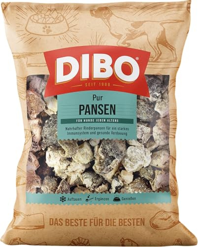 DIBO Pansen, 3 x 2.000g-Beutel, Tiefkühlfutter, gesunde, natürliche Ernährung für Hunde, Hundefutter, Barf, B.A.R.F.