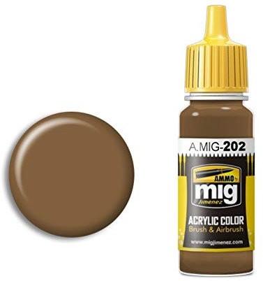 Ammo MIG-0202 Fs 30219 Hellbraune Acrylfarben, 17 ml, Mehrfarbig