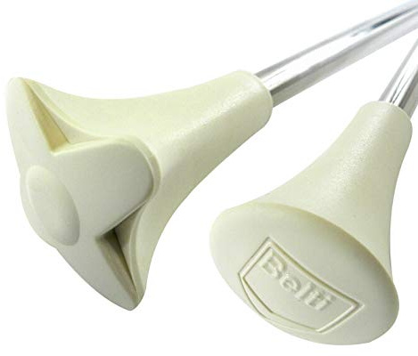 Belti Bastone da Majorette per Twirling (Bianco, 65cm)