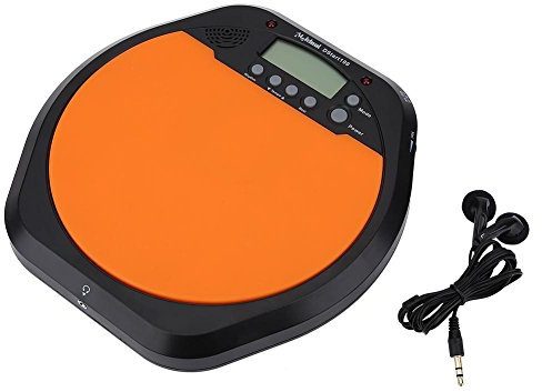 Fdit Digital Practice Drum Esercizio Batterista Training Pad Electronic Metronome mit Headset