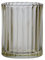 WENKO Zahnputzbecher Vetro Braun rund Echtglas - Zahnbürstenhalter für Zahnbürste und Zahnpasta, Glas, 7.5 x 10 x 7.5 cm, Braun