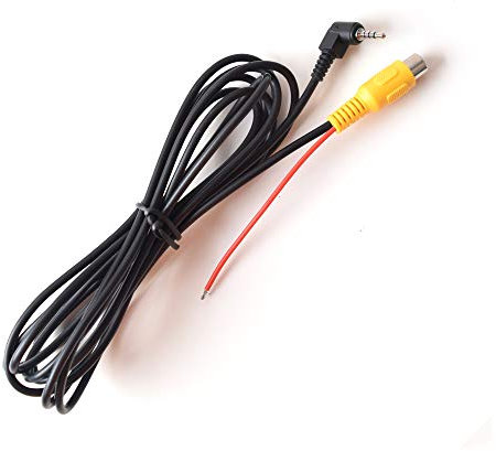 Aux 2.5mm to RCA Female Cable with Trigger, Car Aux AV-IN Jack to RCA Adapter for GPS Tablet Dash Cam Car DVR Camcorder Reverse Backup Rear View Camera