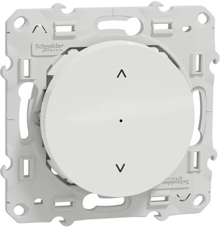 Schneider Electric S520567W Wiser Odace - interrupteur volet-roulant - 4A - Zigbee - blanc