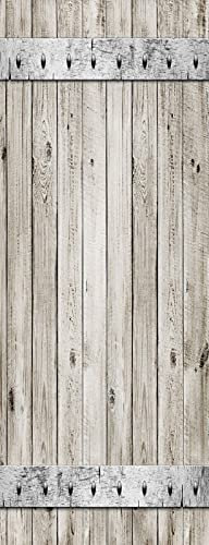 A.Monamour Sticker Porte Autocollant Poster De Porte 3D Planche De Planches Verticales Porte en Bois Rustique Vinyle Affiche De Porte Sticker Mural Papier Peint Art Décor 90 x 200 cm