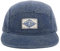 CLAPE Original 5 Panel Cap Herren Damen Flat Brim Trucker Snapback Caps Washed Cotton Baseball Cap Classic Jockey Cap Outdoor Sport Cappy Blue 5P02