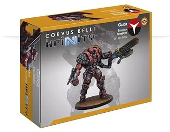 Infinity Miniaturen - Infinity: Nomads: Gator Squadron - Unlackierte Miniatur von Corvus Belli - kompatibel mit Infinity und anderen Tabletop-RPG TTRPG