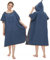 JORAKI Handtuch Poncho Erwachsene, Surf Poncho Microfaser Handtücher Badeponcho Strandtuch Damen Herren Umziehhilfe Ultraleicht und Schnelltrocknend Badehandtuch für Surfen Camping Schnorcheln Strand