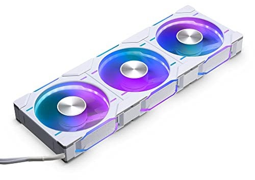 Phanteks D30 Reverse Airflow 120mm DRGB PWM Fan Triple Pack - White