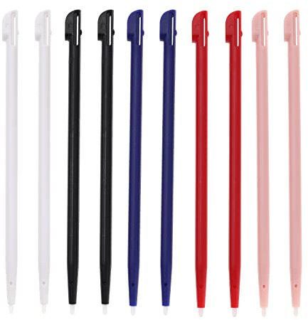 SG Store Lot de 10 Stylets tactiles de Rechange Compatible avec Nintendo 2DS - Accessoire de Console de Jeu en Plastique - 95 mm