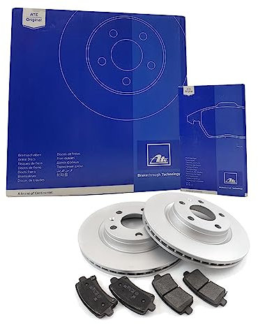 ATE Bremsen Set Bremsscheiben Scheibenbremsen Ø295 belüftet beschichtet vorne + Bremsbeläge Bremsklötze für B-Klasse A-Klasse GLA-Klasse CLA Coupe