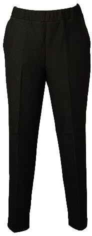 RAGNO Pantalone Donna Lungo Elastico in Vita e Tasche Laterali in Jersey Invernale Articolo D850P7 Pant.Chino Tasche