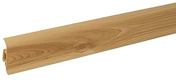 Kosche | Sockelleiste | Kunststoff | 22 x 60 x 2500 mm | Ulme | Kabelkanalleiste | Fußleiste | Hochwertig | Robust | 125 Meter
