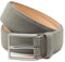 Riemen & Co Herrengürtel Bobby - Wildleder - Hellgrau - Breite: 3,5 cm - 85 cm