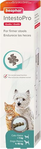Beaphar | IntestoPro Prebiotic Paste for Cats & Small Dogs (1-15kg) | Aids Digestive Care & Diarrhoea Issues | Firms Faeces | Supports Healthy Gut Function | 1 x 20ml Syringe (Pack of 5)