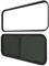 Begoniape Wohnwagen Seitenfenster 1000 x 400mm Wohnmobilfenster mit Insektenschutz Caravan Ausstellfenster Wohnmobil RV Fenster Gehärtetes Glas Fliegengitter
