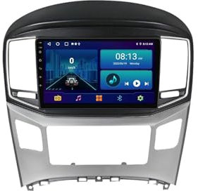 For Hyundai H1 II 2 TQ 2015-2021 Car Stereo 2 Din Wireless Carplay Android Auto 9 Full IPS Touchsreen HD Live Rearview/BT 5.0/WIFI/4G SIM/DVR/GPS/SWC/OBD 2/FM AM Radio RDS DAB+DSP(M150CP)
