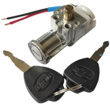 kowaku E-bike Li Battery Lock Power Switch High Performance Heavy-duty Ignition on/Off Key Switch Big Head Lock for Motorcycle