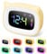 PERMUST Wecker Kinder, LED Kinderwecker, Helligkeit Einstellbar, Wecker Digital, 18 Klingeltöne, Wecker mit Licht, 4 Modi, Snooze-Modus, USB Ladeanschluss Einfache Installation