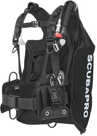 Scubapro Navigator Lite BCD mit ausgeglichenem Power-Inflator für Freizeittauchen, 2X-Small-Medium, Schwarz