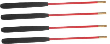Toyvian 2paires Lot Bâtons De Diabolo avec Tiges Solides Et Poignée Antidérapante De Corde Pratique pour Entraînement Et Performance