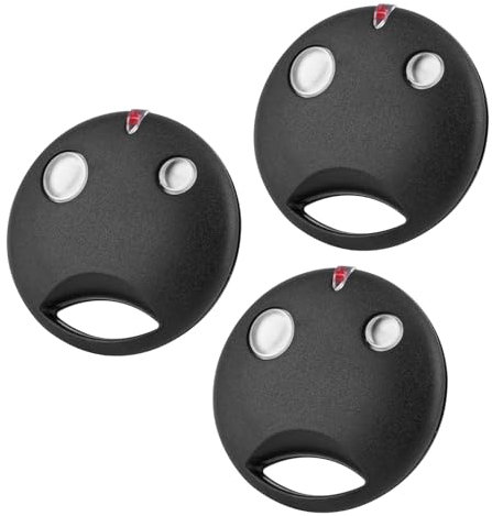 Mando a distancia puerta 433,92MHz Reemplazo para Nice SMILO SM2 SM4 para motor de controlador de receptor SMXI SMX2R SMX2 SMXIS OXI OX2, 2 canales, juego de 3