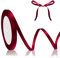 Rotwein Satinband Schleifenband Dunkelrot 23m, 6mm Breite, Geschenkband Weinrot Dekoband Weihnachten, Stoffband für Basteln Halloween Taufe Geburtstag Geschenkverpackung Deko Rot Seidenband