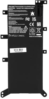 TSLUCK C21N1347 X555 Batteria per für Asus X555L X555LA X555LN X556 X556U R556 R556DG R556L R556LA R556LD R556LJ K555 K555L K555LD A555 A555L F555 F555L F555LA F555LB F555LD F555LJ 2ICP4/63/134