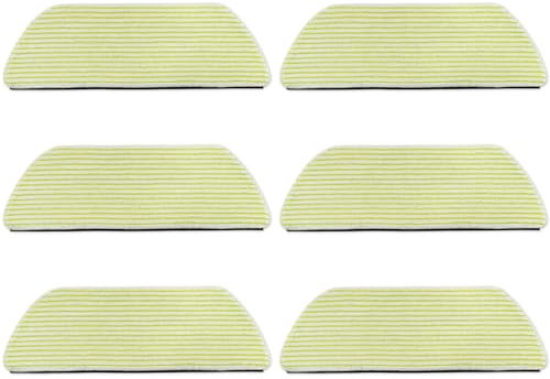 6 Pack Microfiber Vacmop Replacement Pads Compatible with Shark AV2800ZE RV2820YE AV2810YS RV2820ZE AV2820S PowerDetect NeverTouch Robot Vacuum Cleaner,Reusable Mop Vac Pads Vac Mop Pads Refills