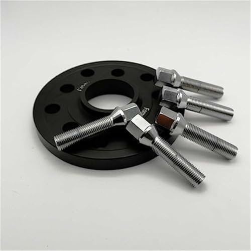DEMULAX Junta de rueda de coche Separadores de rueda Kit de ensanchamiento 5x100/5x112 Hubcentric 57.1 Accesorios adaptadores de aluminio 15-25 mm, for Seat, for Ibiza, for León Separadores de rueda E