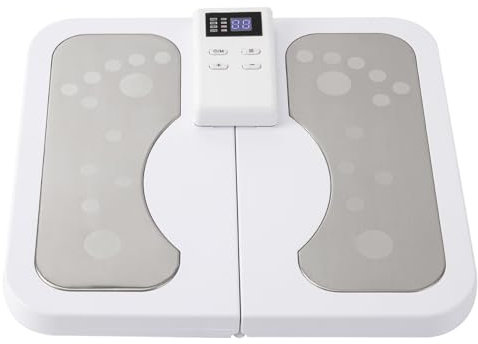 EMS Fußmassagegerät, Durchblutungsstimulator für Füße & Beine, fördert die Fußdurchblutung, Elektrische Muskelstimulation mit 6 Massage-Modi und Timer