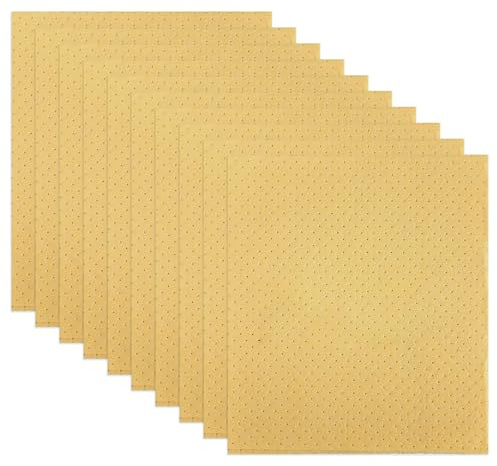 10PCS Chamois Leathers for Cars 40cm x 30cm Premium Perforated Synthetic Chamois Leathers Scratch Free Quick-Drying Durable Soft Material for Highly Absorbent Machine Washablefor Car Detailing Windows