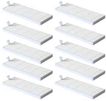 Compatible Con Cecotec, Conga 1490 1590 Robot Aspirador Filtro De Cepillo Principal Y Kit De Piezas De Paño De Fregona(10pcs)
