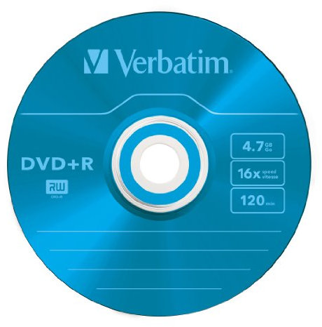 Verbatim DVD+R Colour - blank DVDs (DVD+R, slimcase)