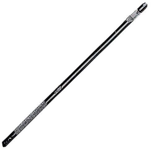 JENZI Hakenlöser schwarz Alu medium 13cm