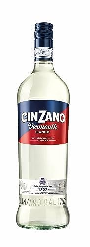 Cinzano Vermouth Bianco – Original italienischer Vermouth mit angenehmer Süße in Weiß – 15% (1 x 0,75l)