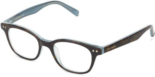 Kate Spade Women's Rebec Cat Eye Reading Glasses, Tortoise Aqua, 49 mm (1.5 x Magnification Strength)
