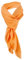 TigerTie Damen Chiffon Halstuch orange lachs Uni Gr. 90 cm x 90 cm - Schal