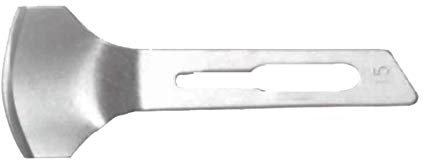 Lame Sgorbie ProfessionaliExtra Qualità Inox, misura 15 mm, Scatola 12 pz.