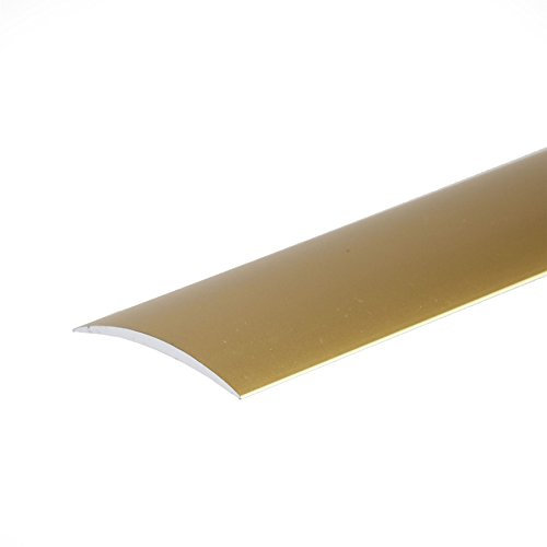 SELF-Adhesive ANODISED Aluminium Door Floor BAR Edge Trim Threshold 930mm x 40mm A13 Gold