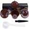 Lictin 4 Pcs Capsule Filtre de Café Rechargeables et Réutilisables, Compatibles avec les Machines Nescafe Dolce Gusto avec 1 Cuillère à Café et 1 Brosse à Nettoyer I Cafilas