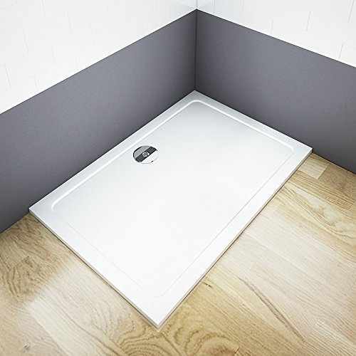 Receveur de douche 80x120cm estra plat rectangulaire bac à douche