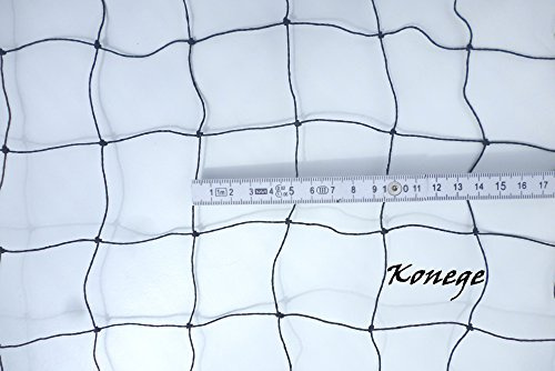 Ballfangnetz Kinder - Höhe 2,0m x Länge 10,0m, Mw 5cm, 1,2mm Kordel