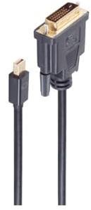 Shiverpeaks Mini Displayport 1.2/DVI D 24+1 Stecker schwarz 1m