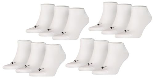 12 Paar PUMA Sneakersocken im Vorteilspack (Weiss, 12 Paar 47/49)