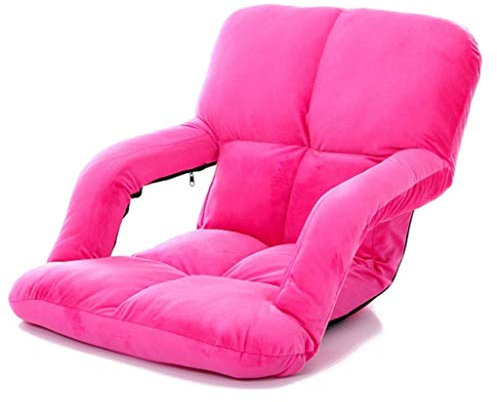 TGTGH Campingstühle, Gartenliegen, Klappstuhl, Lazy Couch, Sofa, Klappstuhl, tragbar, 5 Dateien, verstellbar, Kinder-Stuhl, bequemes Sofa (92 × 58 × 12 cm) (Farbe, Bl