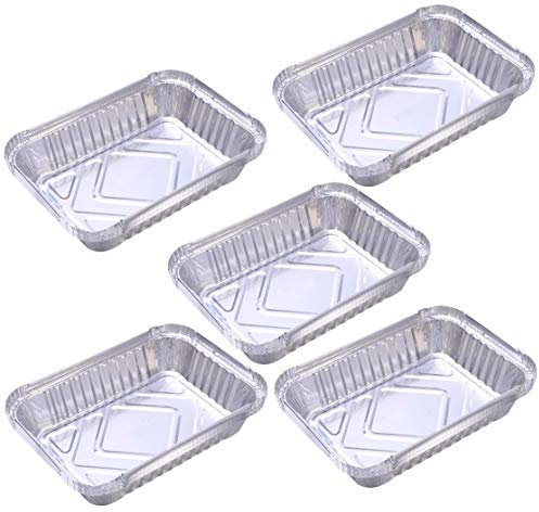 EUROXANTY Bandeja de Aluminio | Con tapa | Bandejas para platos | Recipientes Desechables | Servir comida | Resistencia al calor | 20 raciones | 10 unidades